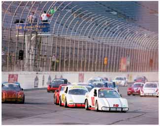Ryan Blaney made good use of his gift of a Bandelero race car from his father.